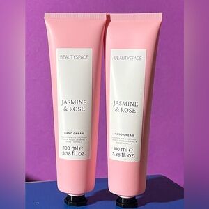 BEAUTYSPACE Jasmine & Rose Hand Cream - (set of 2)